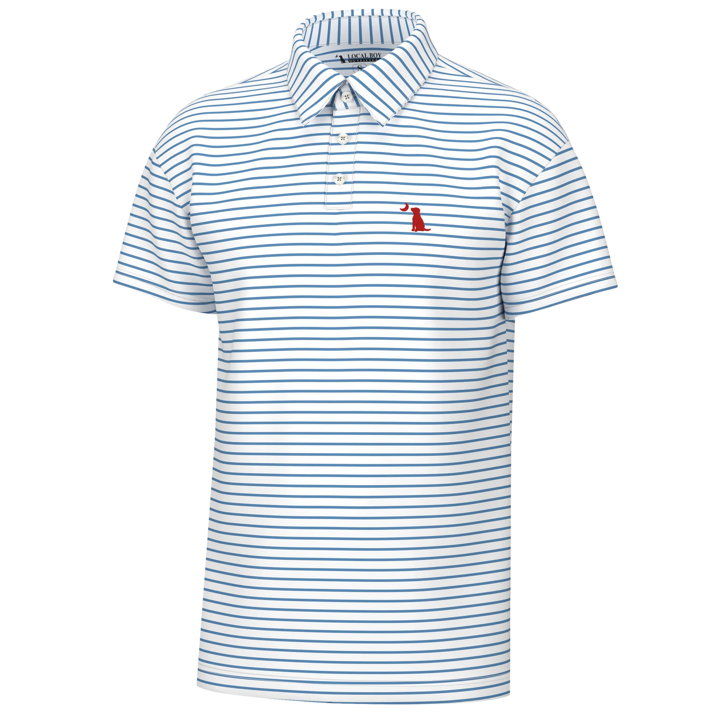 Edisto Polo - Marina & White