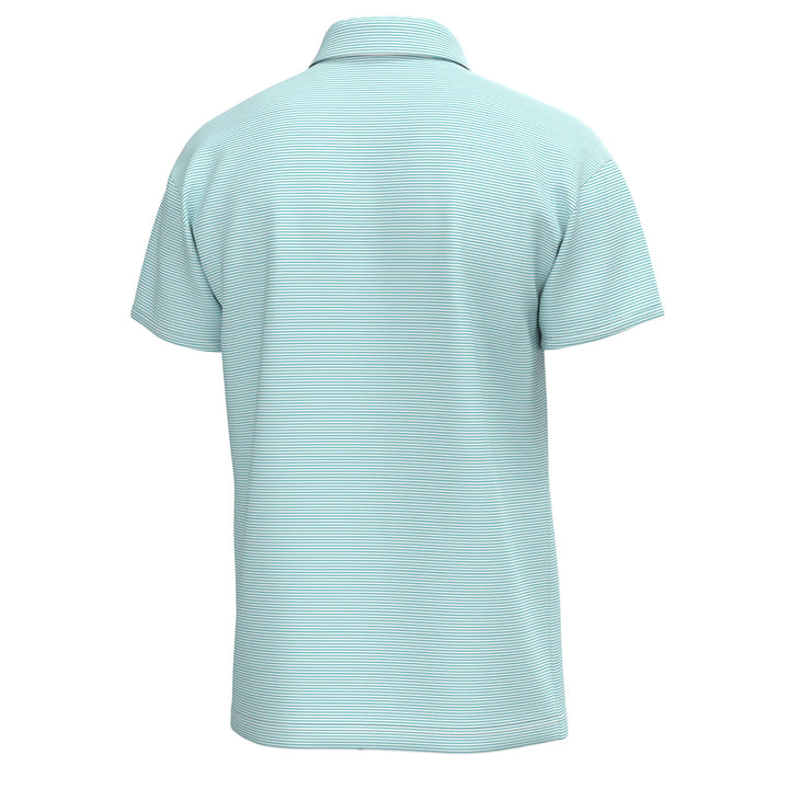 Youth Palms Polo - Aqua & White