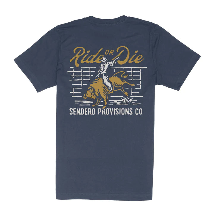 Ride or Die T-shirt- Navy