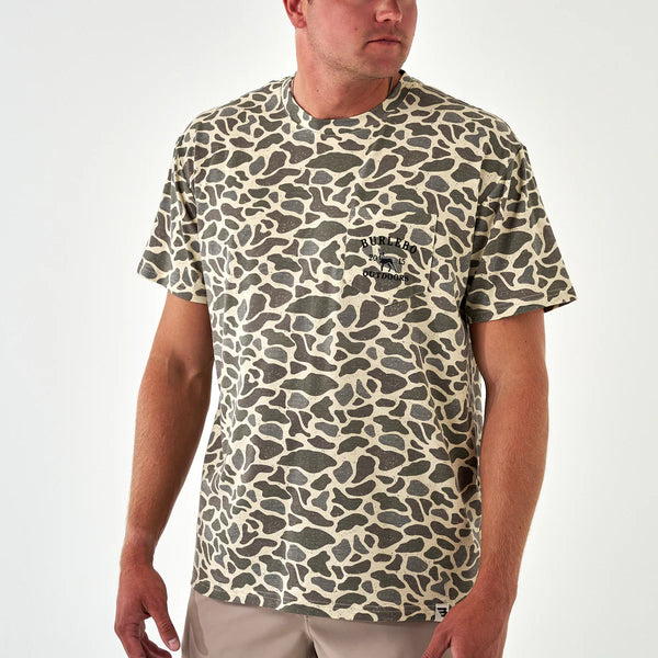 Short Sleeve Pocket Tee - Classic Deer Camo