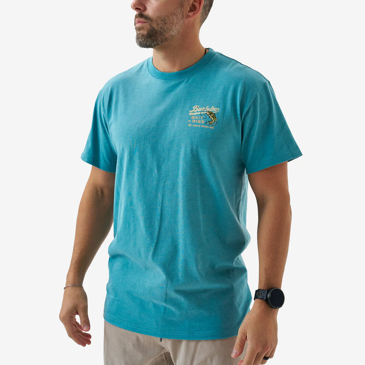 SS Tee - Bait and Rigs - Cyan