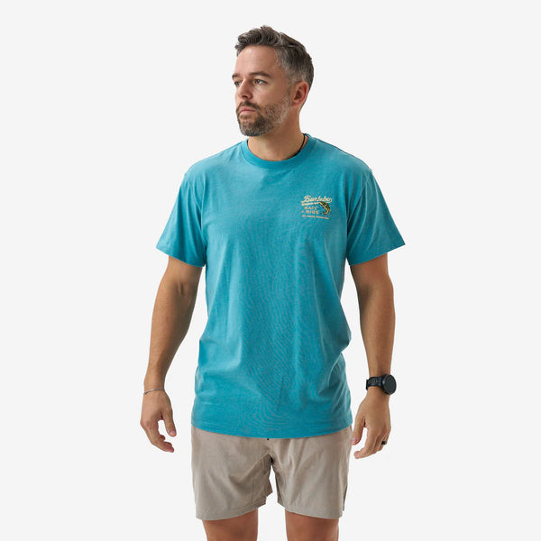 SS Tee - Bait and Rigs - Cyan