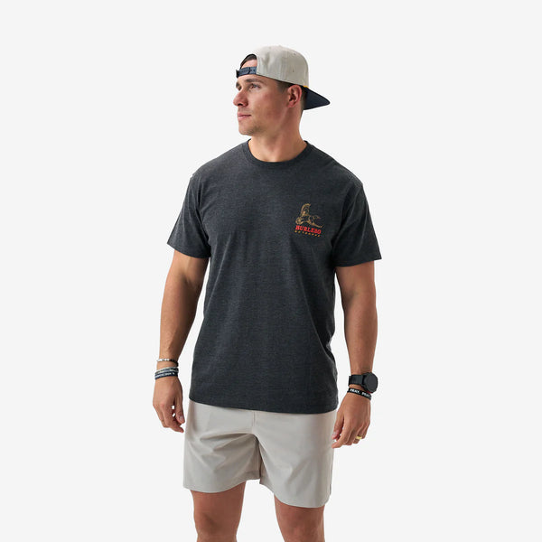 SS Tee - Duck Wild - Heather Black