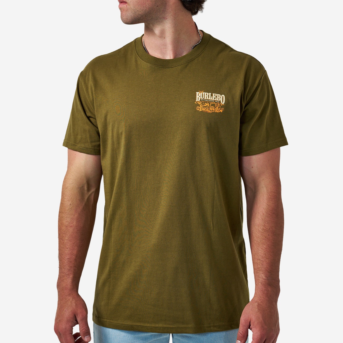 Short Sleeve Tee - Hunting Dogs - Hunter Green