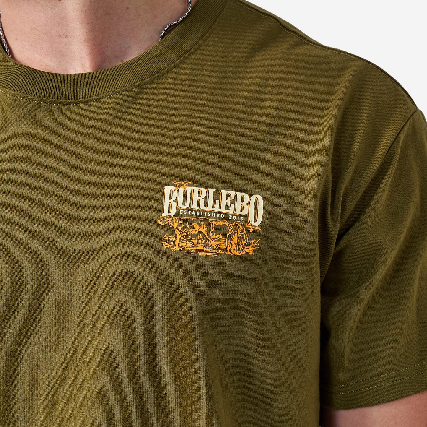 Short Sleeve Tee - Hunting Dogs - Hunter Green