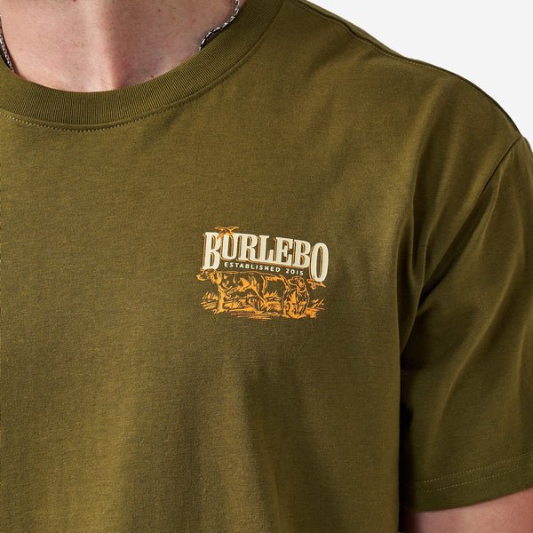Short Sleeve Tee - Hunting Dogs - Hunter Green
