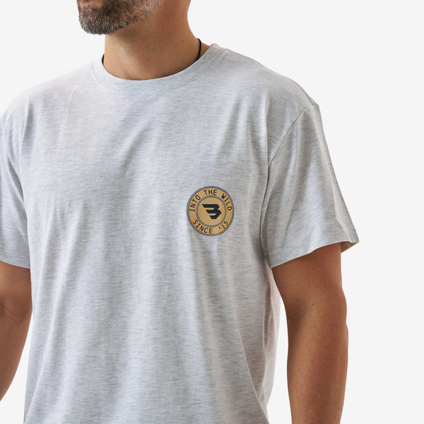 SS Tee - Into The Wild - Heather Ash Grey