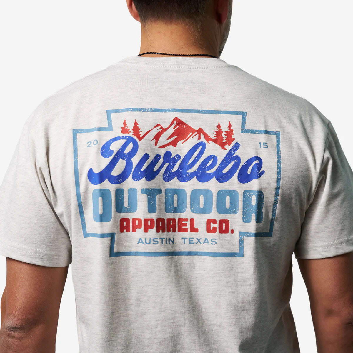 SS Tee - Mountain Range - Heather Ash Grey