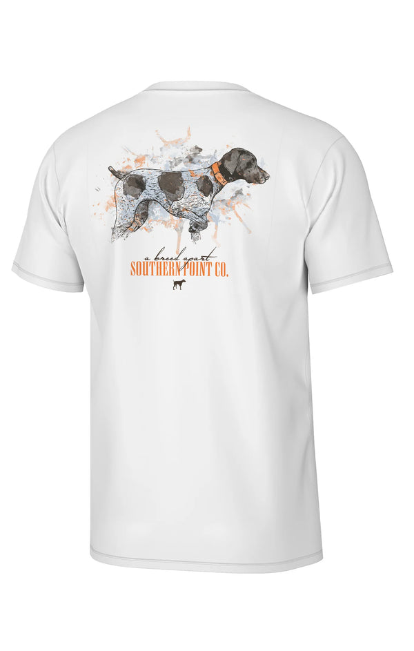 Splatter Series Dog Tee - White