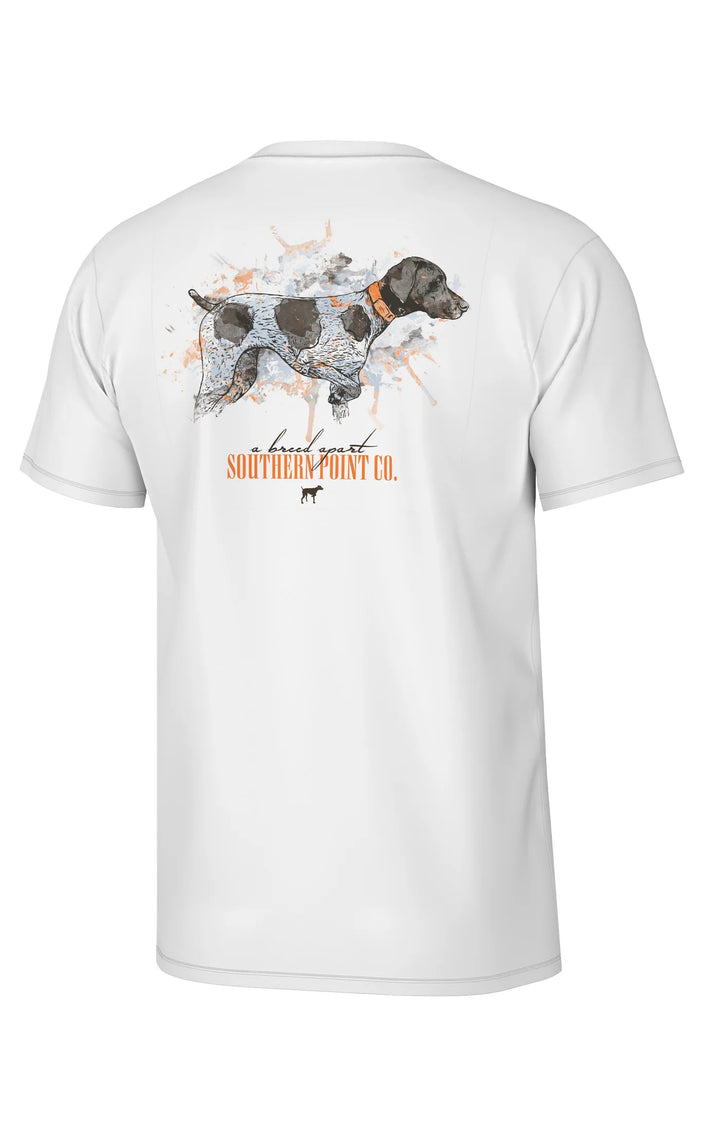 Splatter Series Dog Tee - White