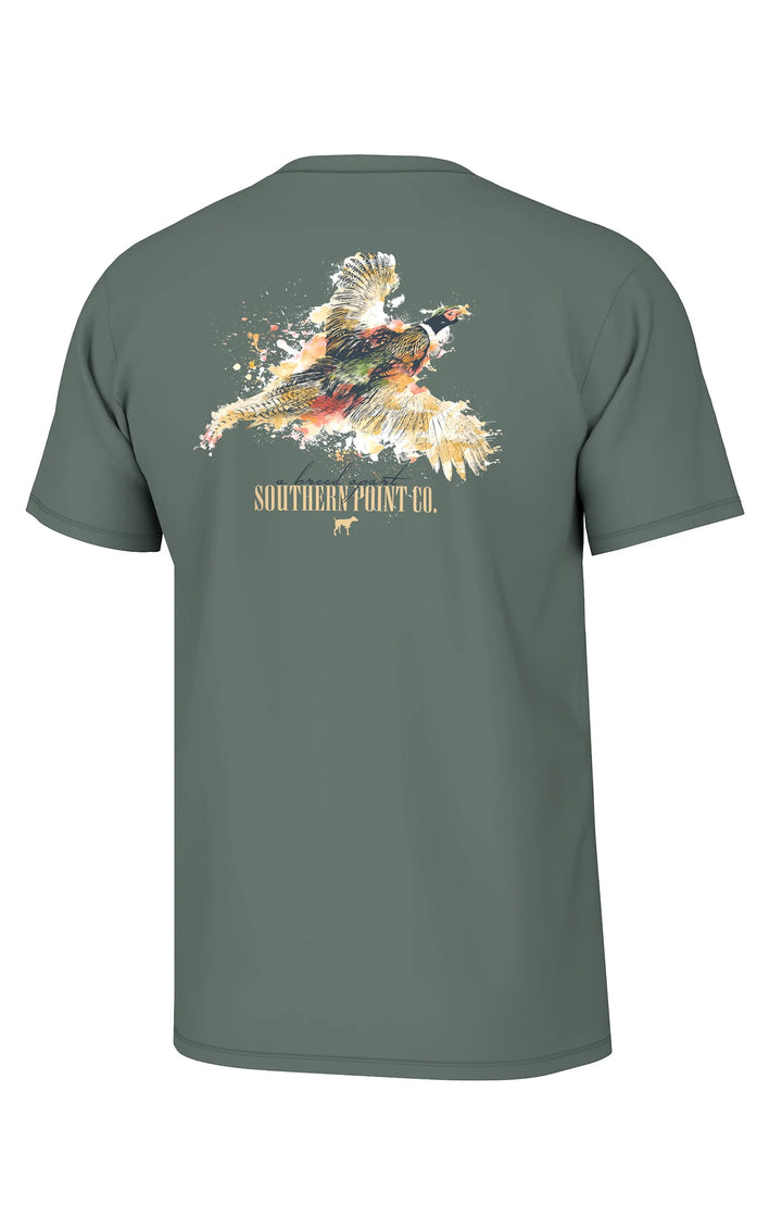 Splatter Series Pheasant Tee - Sycamore