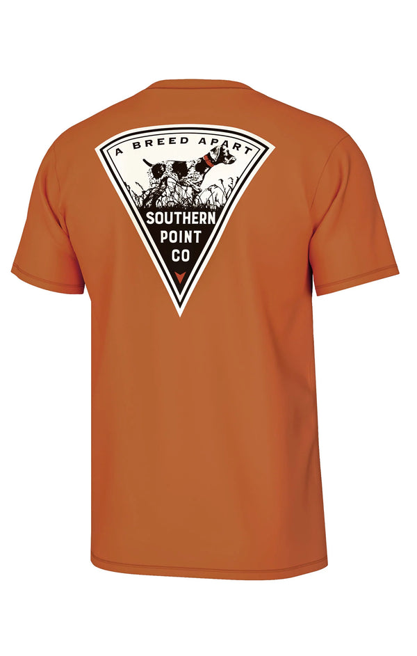 Wedge Tee - Burnt Orange