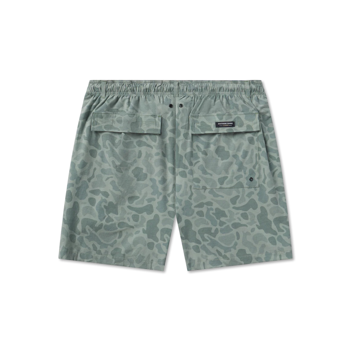 Harbor Stretch SEAWASH Lined Trunk - Camo - Dark Olive