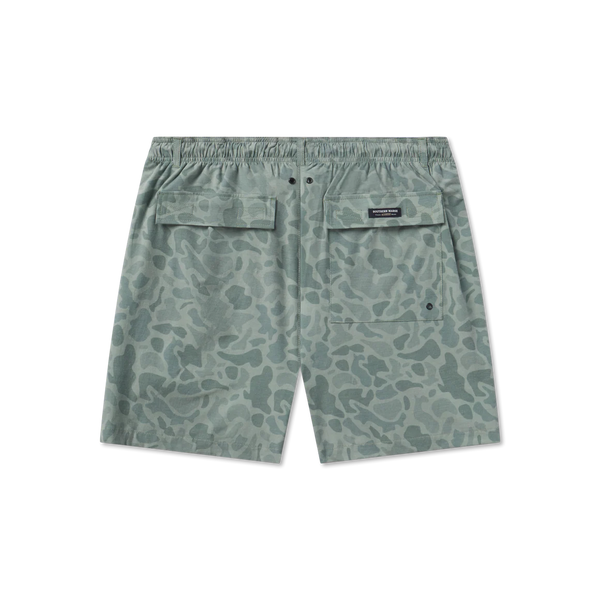 Harbor Stretch SEAWASH Lined Trunk - Camo - Dark Olive