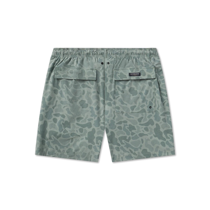 Harbor Stretch SEAWASH Lined Trunk - Camo - Dark Olive