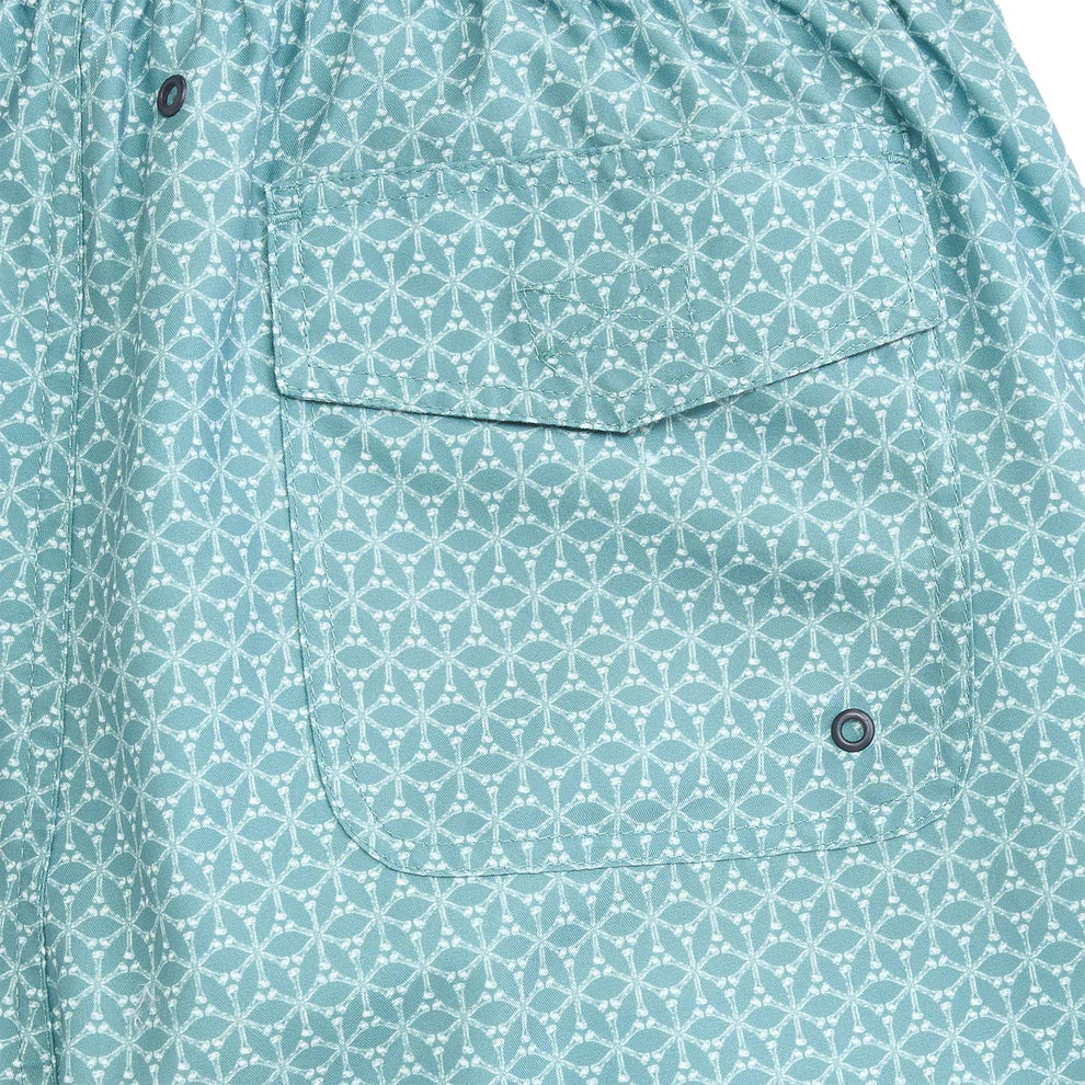 Out of Office Swim Trunk - Myrtle