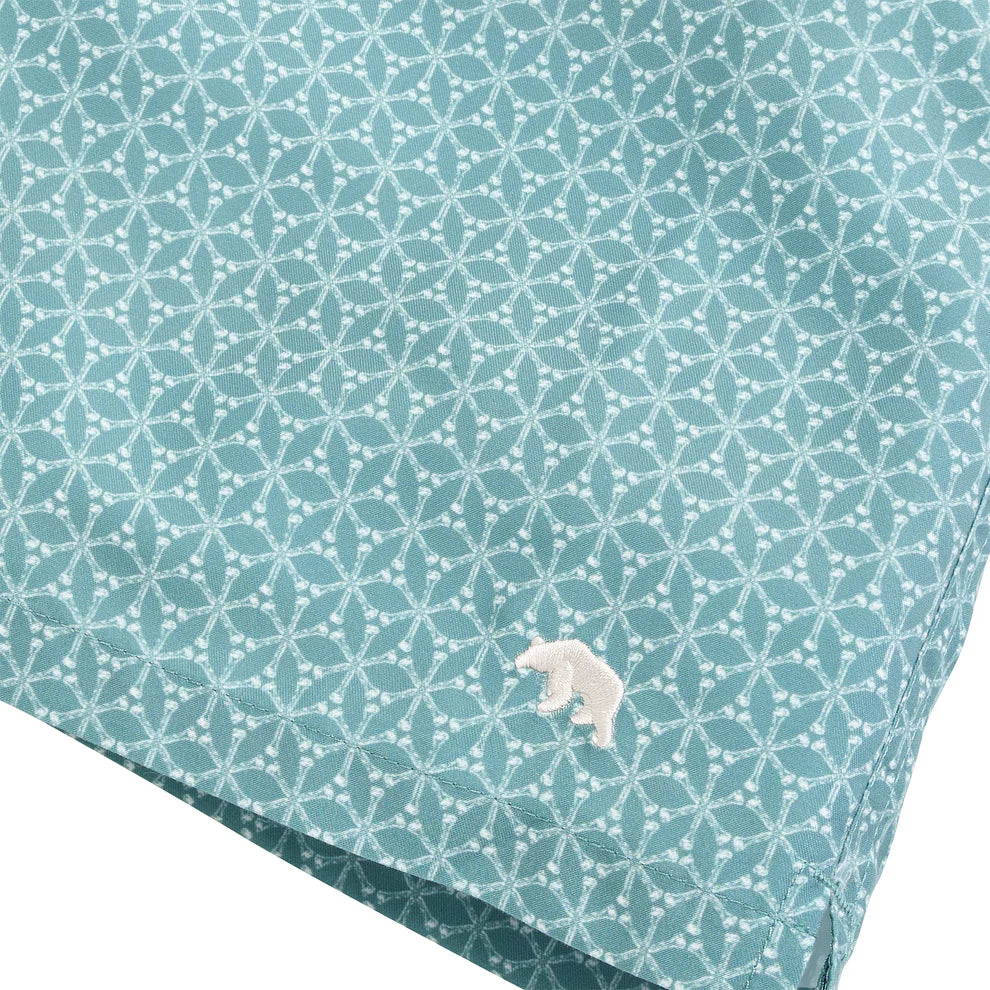 Out of Office Swim Trunk - Myrtle
