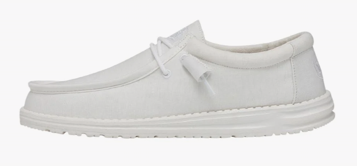 Wally Slub Canvas White