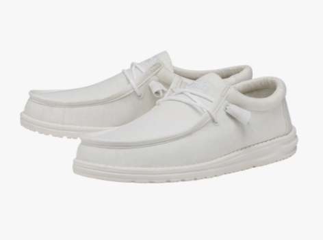 Wally Slub Canvas White