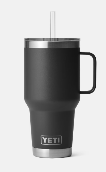Rambler 35 oz Straw Mug - Black