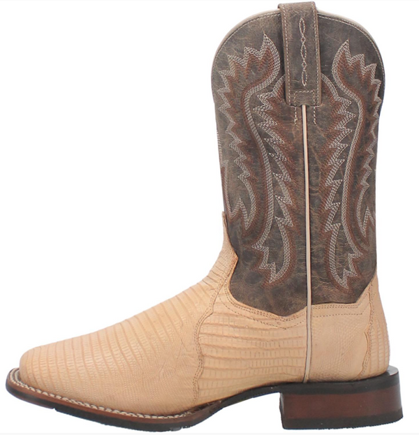 Barrett Lizard Sand 11" Square Toe Boot