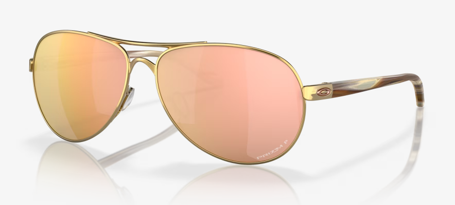 Feedback Polished Gold Prizm Rose Gold Polarized Lense