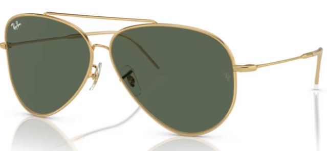 Aviator Reverse Arista Dark Green Lense