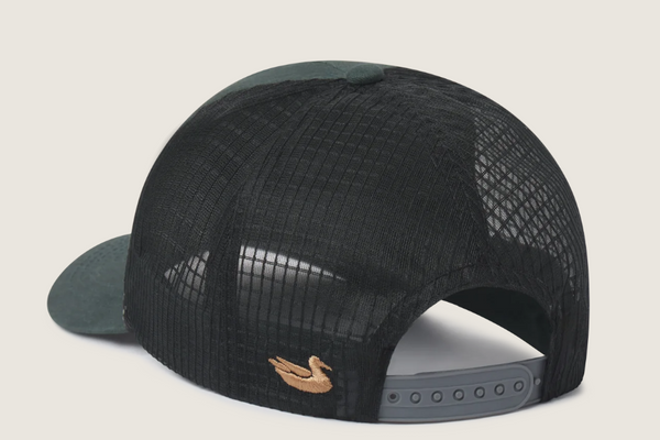 Trucker Hat Waterfowl License - Hunter Green