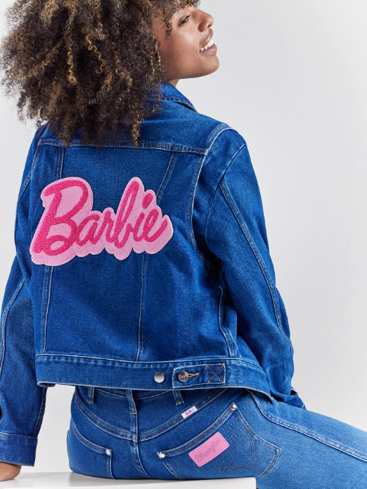 Wrangler X Barbie Zip Front Denim Jacket