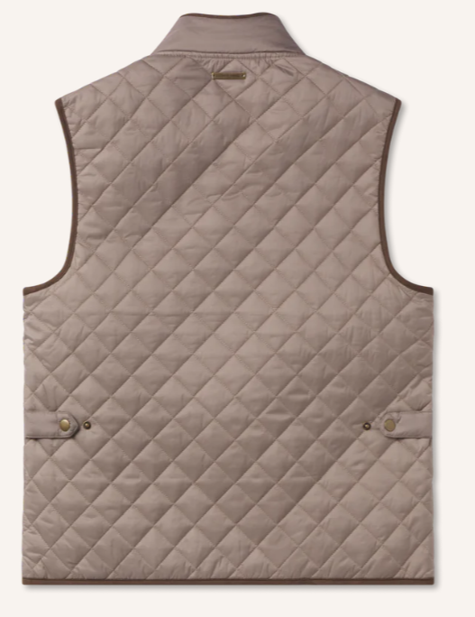 Huntington Quilted Vest - Burnt Taupe