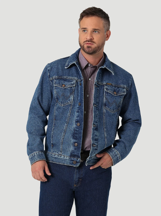 Wrangler® Cowboy Cut® Unlined Denim Jacket - Stonewash