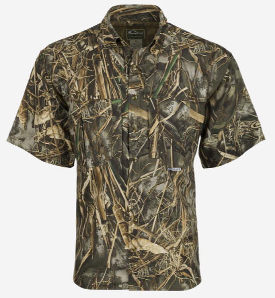 EST Camo Flyweight Wingshooter's Shirt S/S - Realtree Max-7