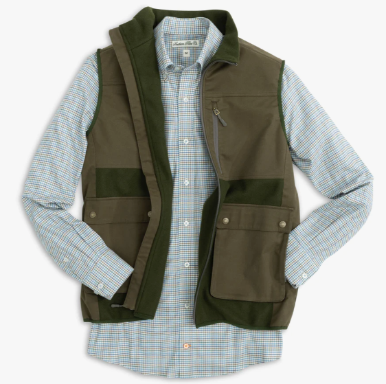 The Thomasville Vest - Olive