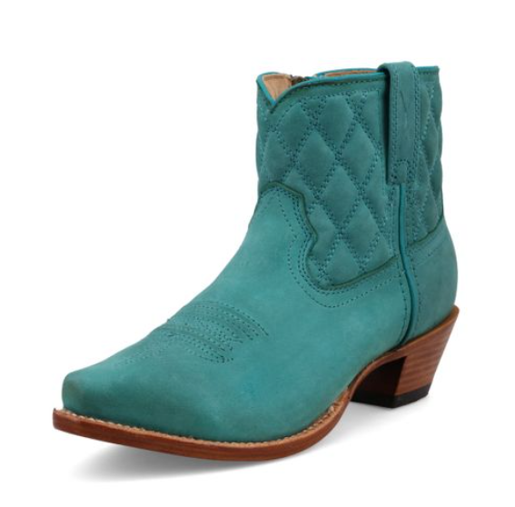 6" Steppin' Out Bootie - Blue Turquoise