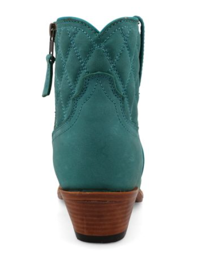 6" Steppin' Out Bootie - Blue Turquoise