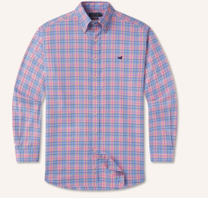 Blount Performance Dress Shirt - Blue/Navy