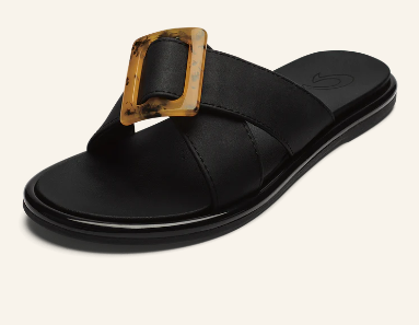 La'i Slide Beach Sandal - Black