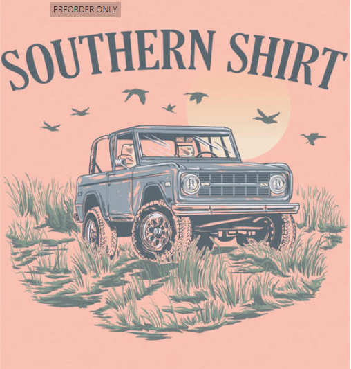 Youth Outer Banks Tee - Peach Melba