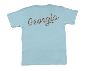 Fishing Camo Script - Chambray