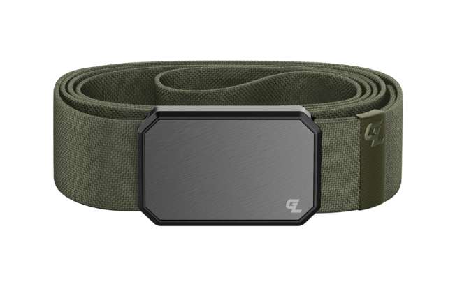 Groove Belt - Olive/Gun Metal