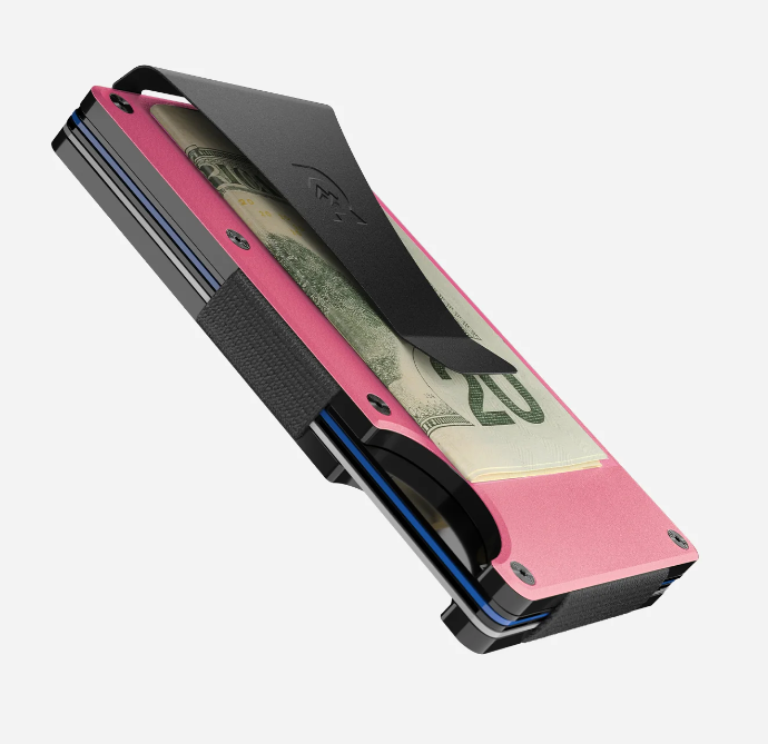 Aluminum Flamingo Wallet - Money Clip