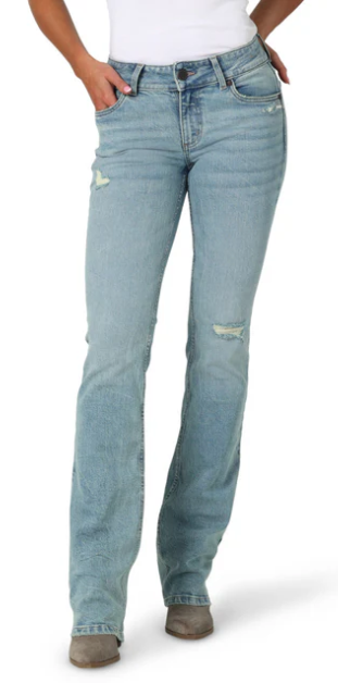 Retro Mae Mid Rise Bootcut Jean - Light Wash