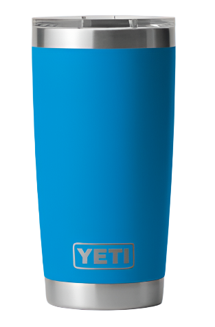 Rambler 20 oz Tumbler - Big Wave Blue