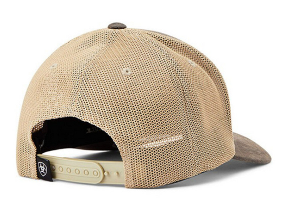 Flag Emblem Ball Cap - Brown Oilskin