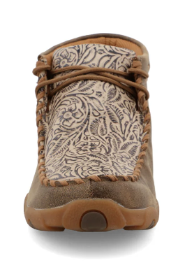 Women's Chukka Driving Moc - Tooled Nude