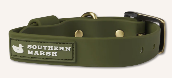 Mason Waterproof Dog Collar - Dark Green