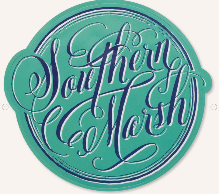 Signature Coin Sticker - Teal