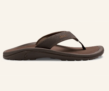 'Ohana Men's Beach Sandals - Dark Java/Ray