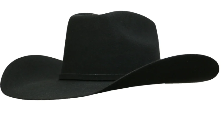 Ariat Mens 2X Wool Felt Hat - Black