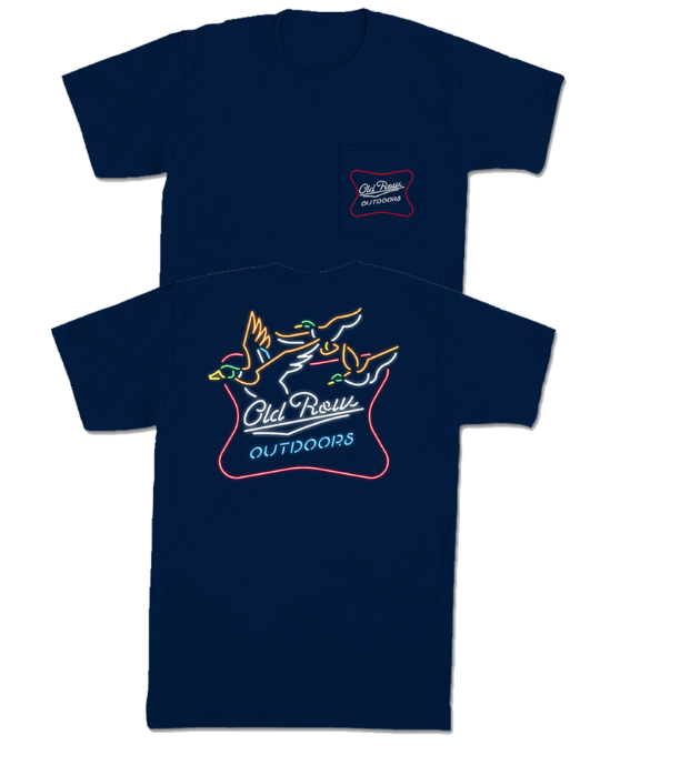 Old Row Outdoors Neon Duck Pocket Tee